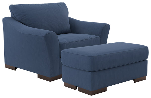 Bantry Nuvella Ashley Chair 2-Piece Upholstery Package