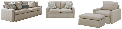 Melilla Benchcraft Sofa 4-Piece Upholstery Package