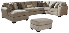 Pantomine Benchcraft Sectional 5-Piece Upholstery Package