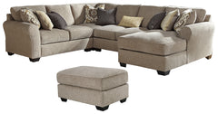 Pantomine Benchcraft Sectional 5-Piece Upholstery Package