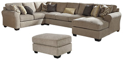 Pantomine Benchcraft Sectional 5-Piece Upholstery Package