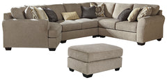 Pantomine Benchcraft Sectional 5-Piece Upholstery Package