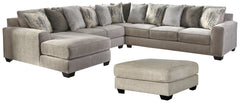 Ardsley Benchcraft Sectional 5-Piece Upholstery Package