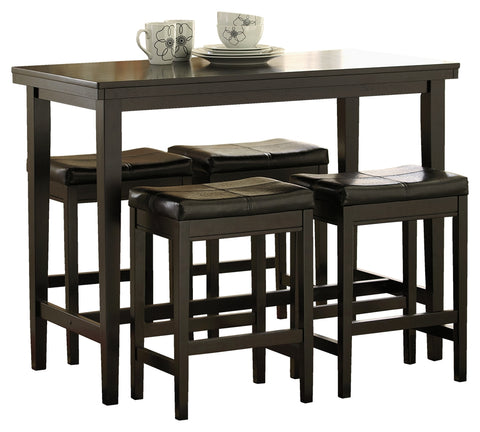 Kimonte Signature Design Counter Height Table 5-Piece Dining Room Package