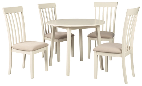 Slannery Signature Design Dining Table 5-Piece Dining Room Package