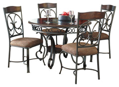 Glambrey Signature Design Dining Table 5-Piece Dining Room Package