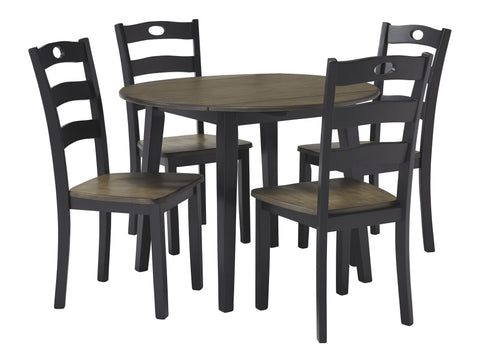 Froshburg Signature Design Dining Table 5-Piece Dining Room Package