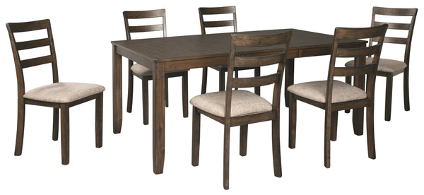 Drewing Benchcraft Dining Table 7-Piece Dining Room Package