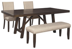 Rokane Signature Design Dining Table 4-Piece Dining Room Package