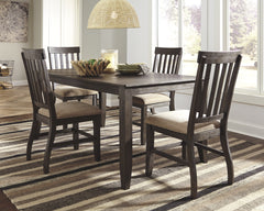 Dresbar Signature Design Dining Table 5-Piece Dining Room Package