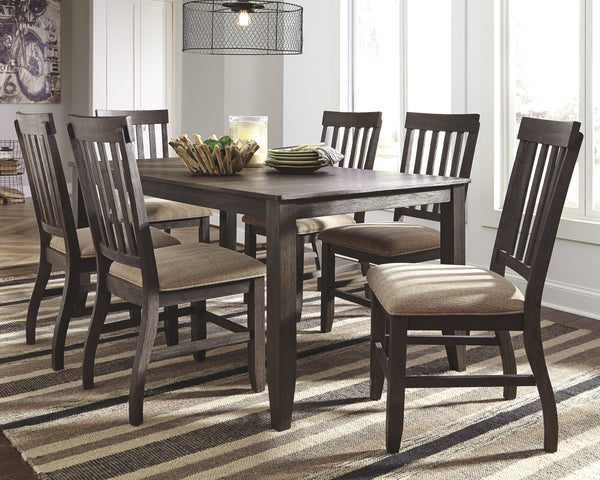 Dresbar Signature Design Dining Table 7-Piece Dining Room Package