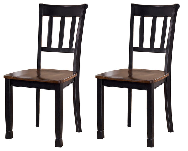 Owingsville Signature Design Dining Chair 2-Piece Dining Chair Package