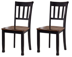 Owingsville Signature Design Dining Chair 2-Piece Dining Chair Package