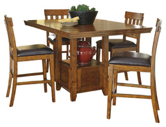 Ralene Signature Design Counter Height Table 5-Piece Dining Room Package