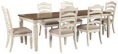 Realyn Signature Design Dining Table 7-Piece Dining Room Package