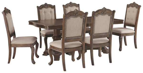 Charmond Signature Design Dining Table 7-Piece Dining Room Package