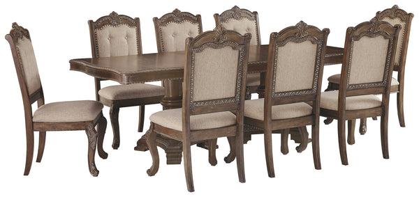 Charmond Signature Design Dining Table 9-Piece Dining Room Package