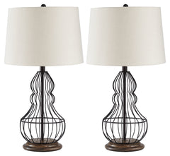 Maconaque Signature Design by Ashley Table Lamp Pair