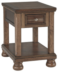 Flynnter Signature Design by Ashley End Table Chair Side